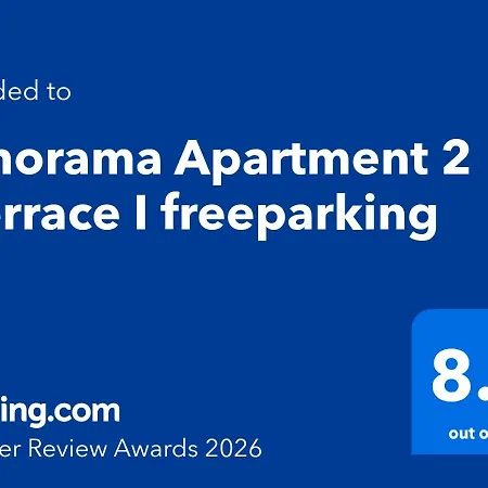 Panorama 2 Ii Terrace Ii Freeparking 부다페스트
